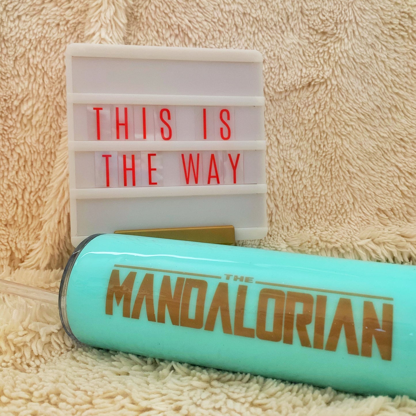 Mandalorian & The Child, Baby Yoda, Grogu Tumbler