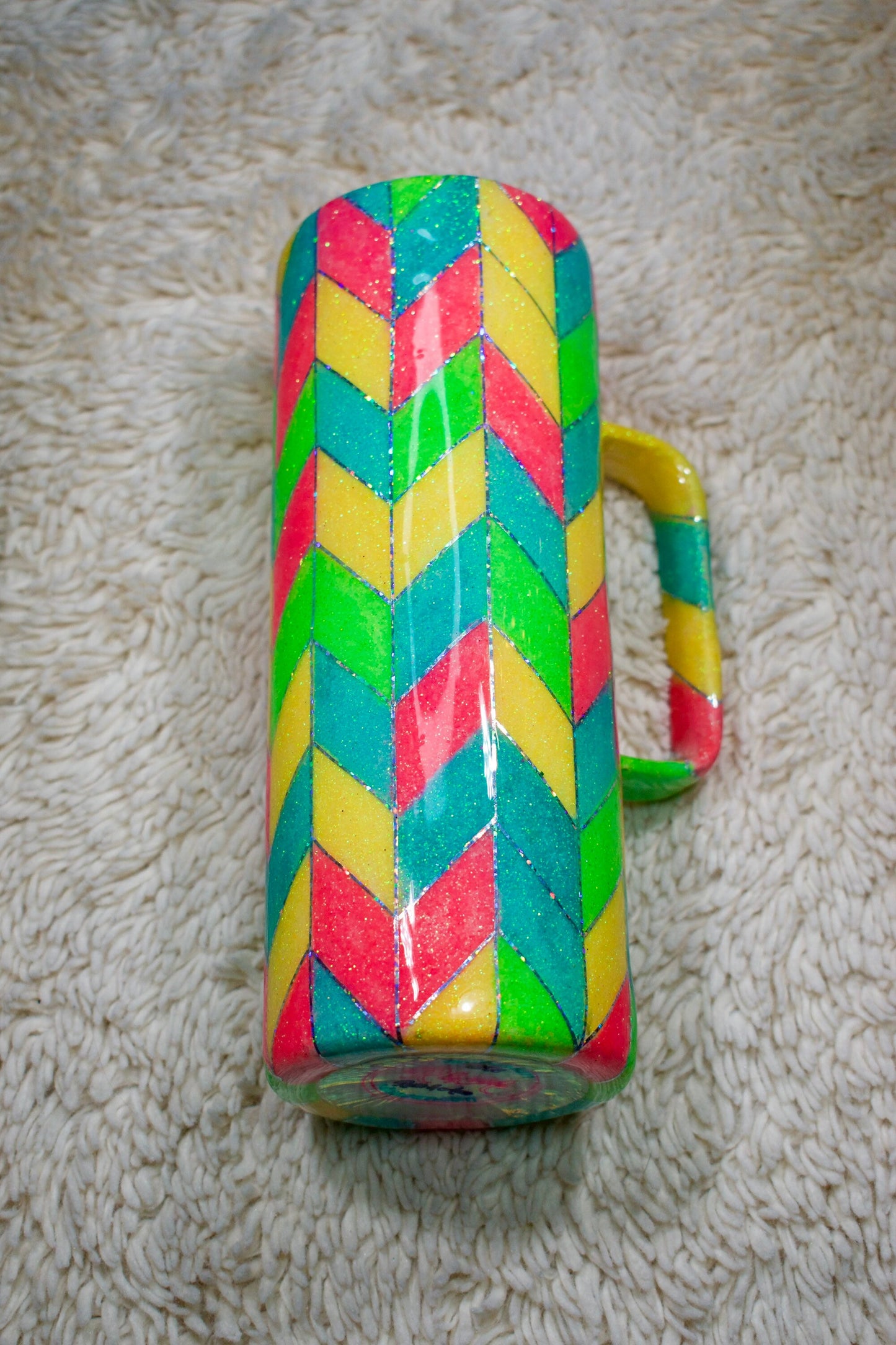 Neon Tangram Tumbler