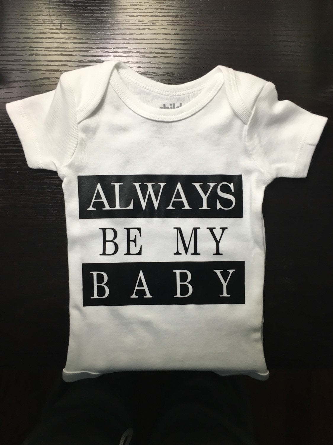 Mariah Carey "Always Be My Baby" Baby Onesie