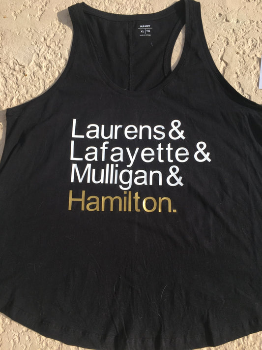 Laurens, Lafayette, Mulligan and Hamilton T-Shirt